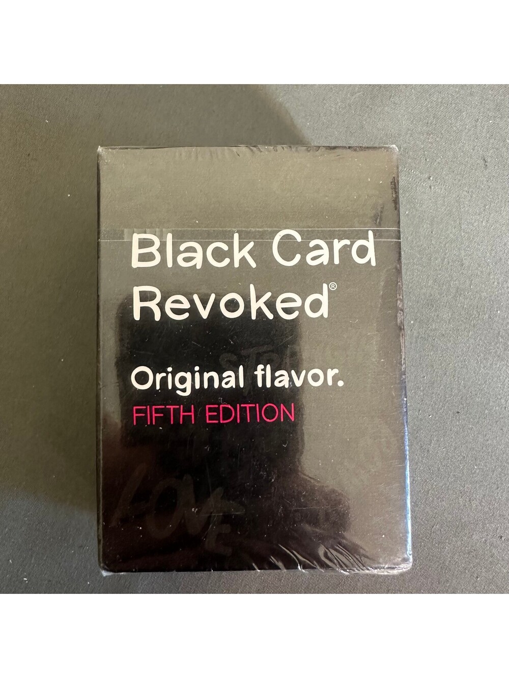 Black Card Revoked Original Flavor Fifth Edition Game